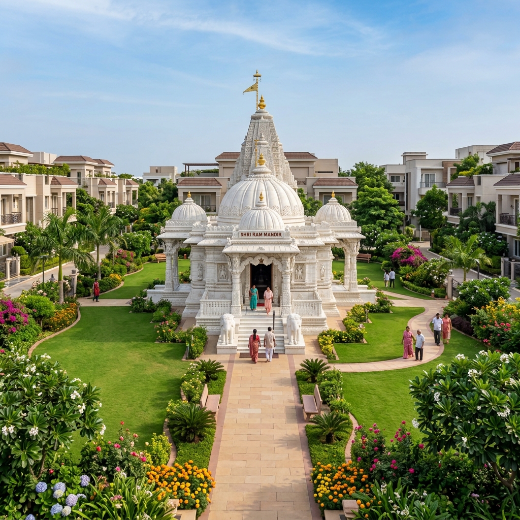Temple & Green Belt